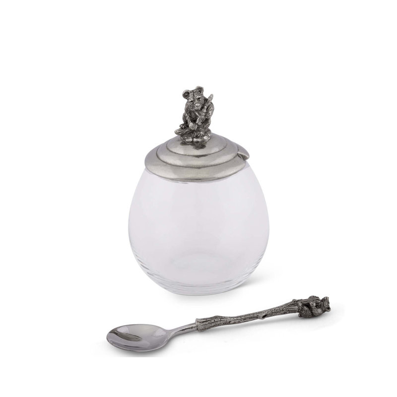 Woodland Creatures Glass Jar