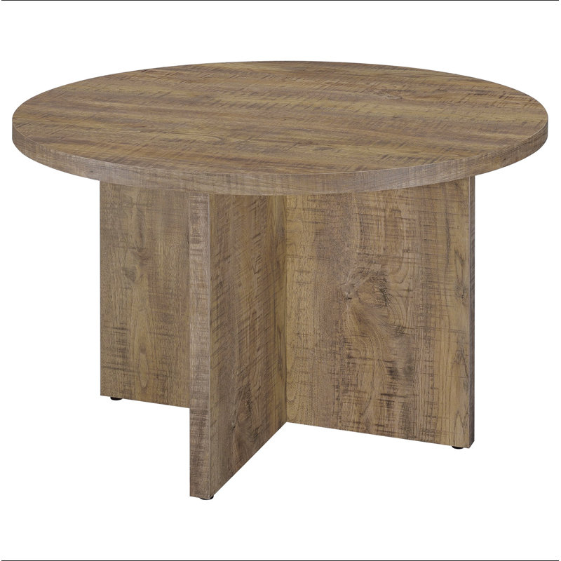 Larrabee Mango Brown Round Dining Table