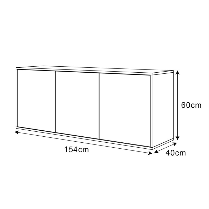 Khouribga 154 Cm Wide N/A Drawer Sideboard