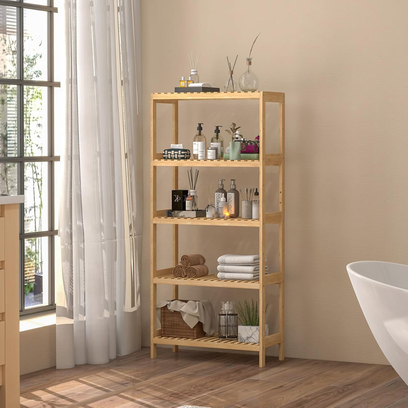 23.6'' W Bamboo / Rattan Shelving Unit