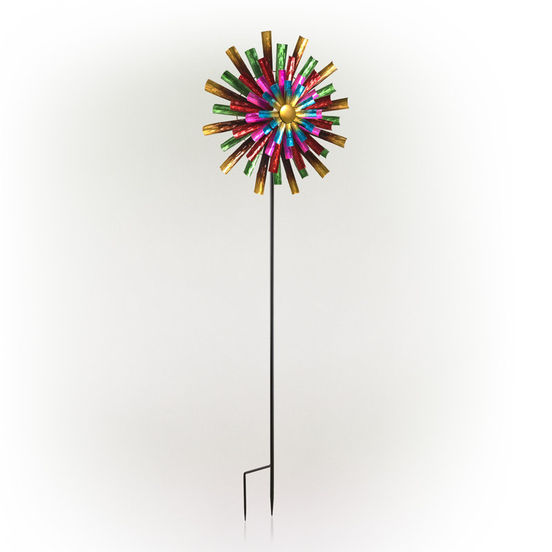 Rotateur cinétique à fleur prismatique Mediapolis, Multicolore