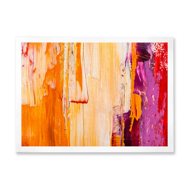 Abstrait vert grunge - Peinture sur toile, H 24 po x l 32 po x P 1 po, Cadre blanc