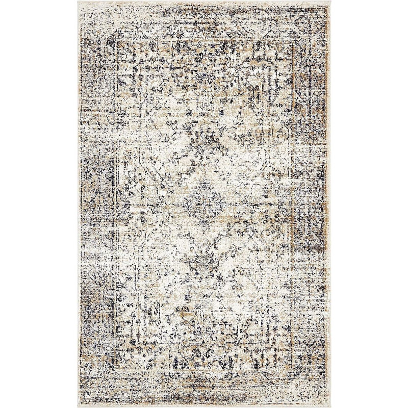 Widger Ikat Indoor Rug, Rectangle 3'3" x 5'3"