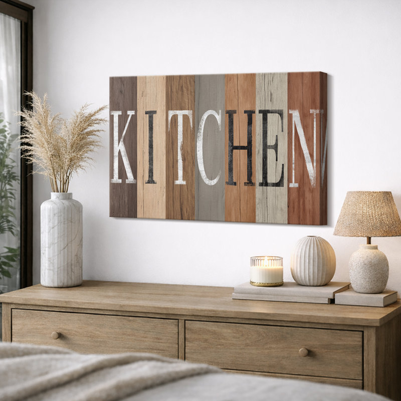 «Kitchen Kitchen», impression sur toile, impression sur toile encadrée, H 24 po x l 36 po x P 1,5 po, Toile tendue