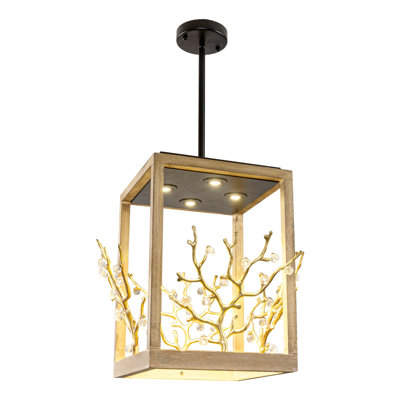 Luminaire suspendu à DEL 4 lumières Lusteria