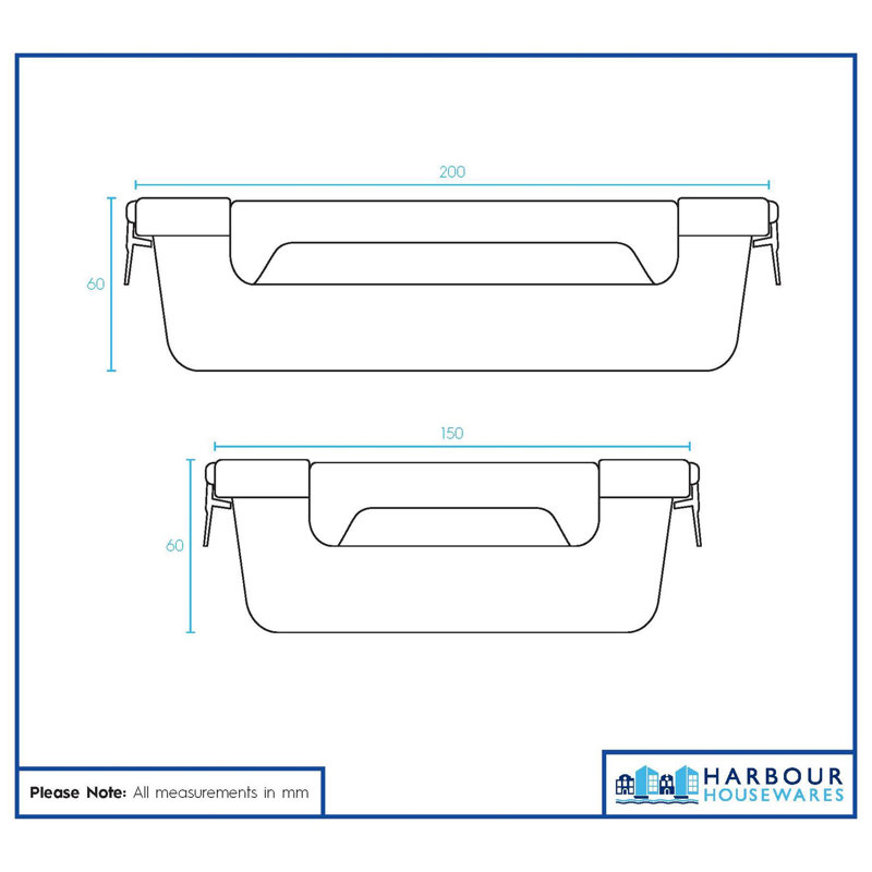 Glass Food Storage Container