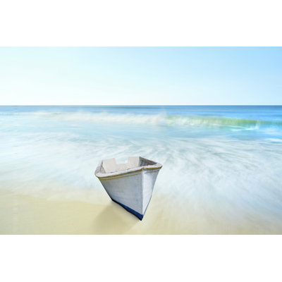 Boat on a Beach IV by James McLoughlin - Wrapped Canvas Painting