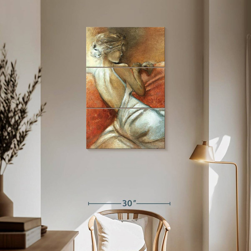 Leisha A Quiet Refrain I, 57" H x 36" W