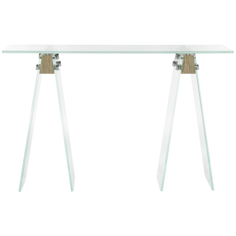 Shanklin 119cm Glass Console Table