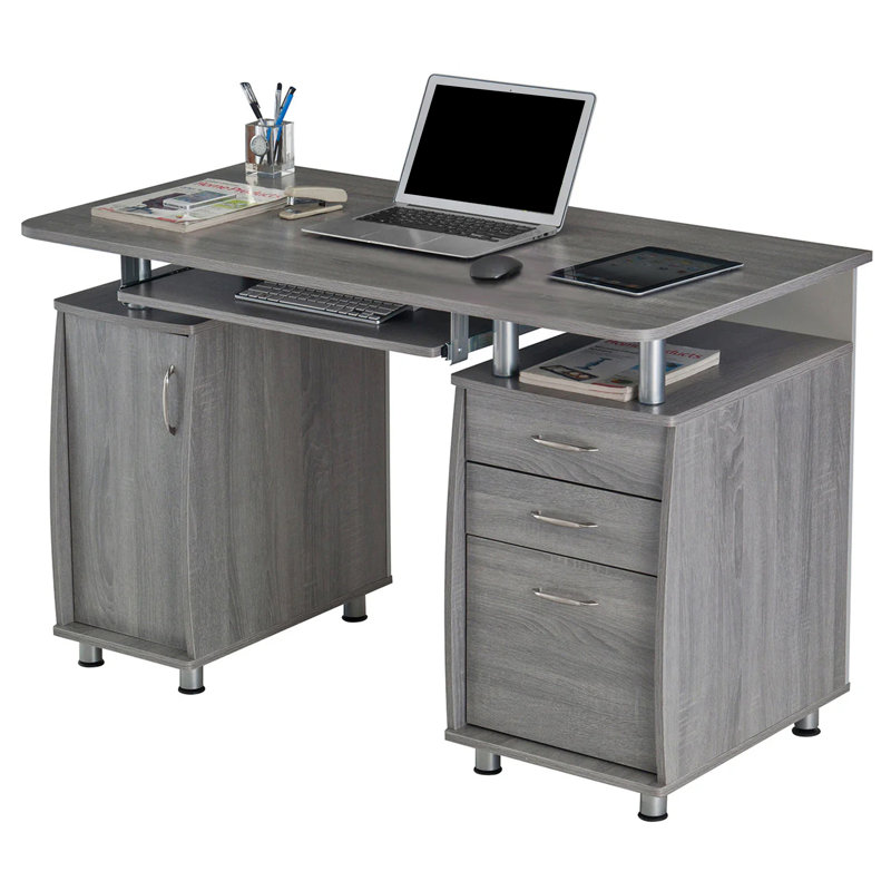 Harris Computer Desk, Gray