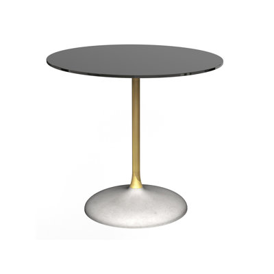 Clarke County Round Glass Top Dining Table