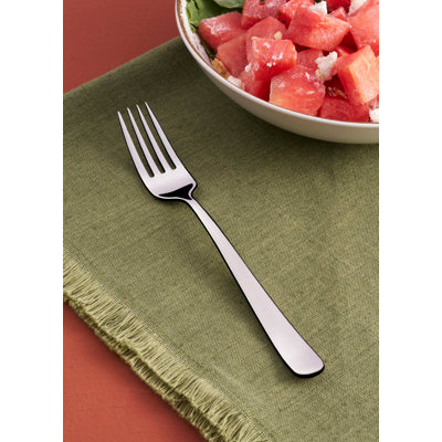 Corbett Stainless Steel Salad/Dessert Fork | 7", Silver, 12 Pcs