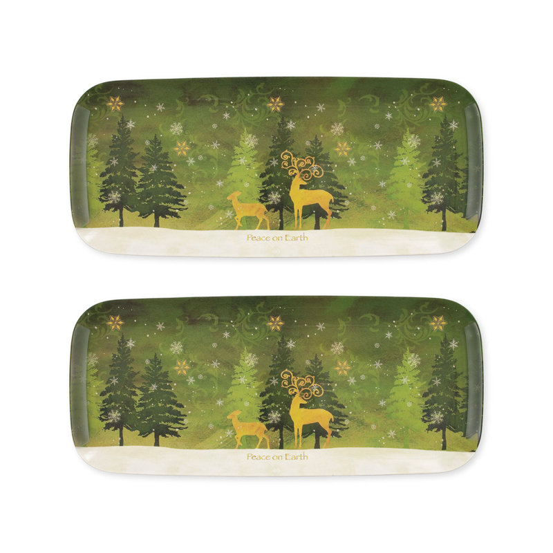 Demaurea Melamine Tray - Set of 2