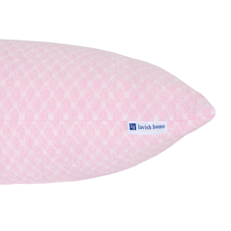 Memory Foam Body Pillow with Hypoallergenic Zippered Protector, Pink