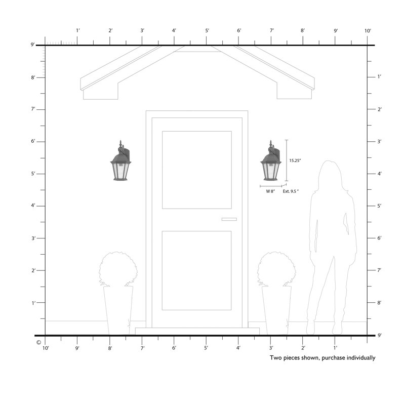 Heaney Aluminum Wall Light