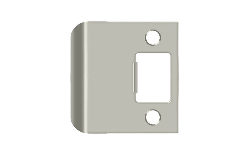 Deltana SPE225U15 Extended Lip Strike Plate, 2 1/4" x 2-1/4" in Brushed Nickel