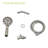 Brushed Nickel Hand Shower With 7 Spray Modes - 4.7" Gel Nozzle Head, 59" Stainless Steel Hose, Adjustable Holder For Relaxing Bath Experience Time