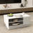 34" Long Rectangle Centre Table Coffee Table With 2-tier Open Storage Shelves