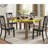 Casual Dining Room Side Chairs with Transitional Double-X Back Design-1137842955