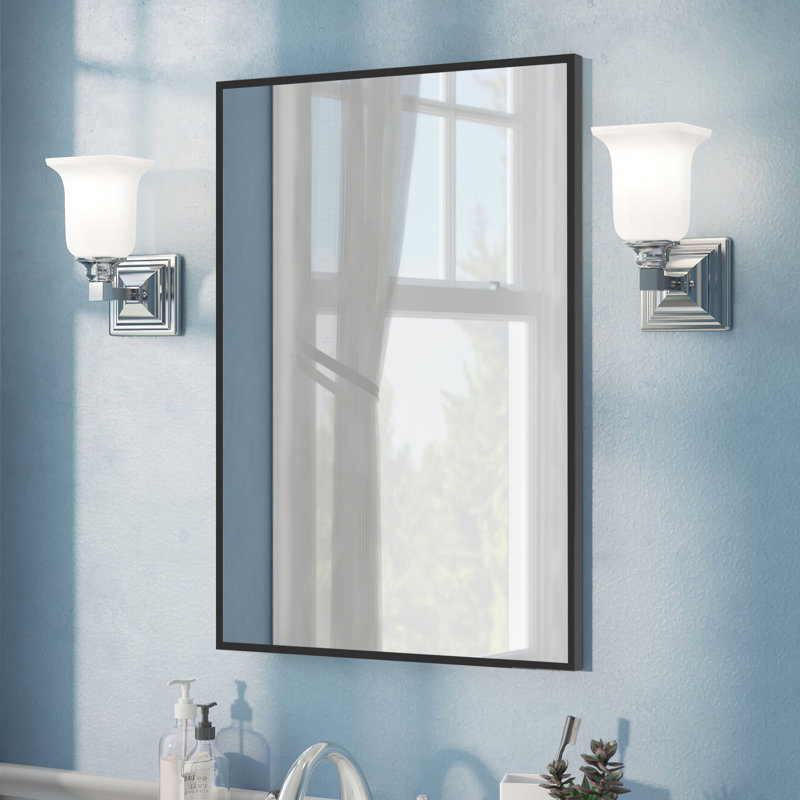 Miroir mural en bois, 38 po x 26 po