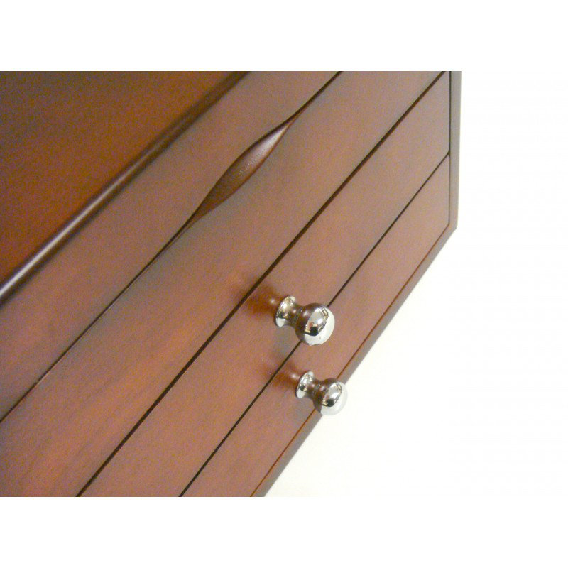 Bellissimo Wood Jewelry Box + Drawers