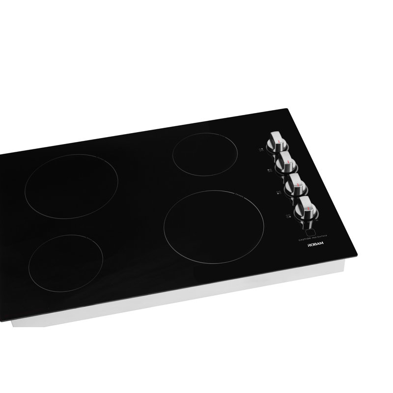 Robam 30" Black Electric 4 Burner Cooktop