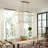 Jesli 6 - Light Farmhouse Large Linear Lantern Open Frame Chandelier-786152886