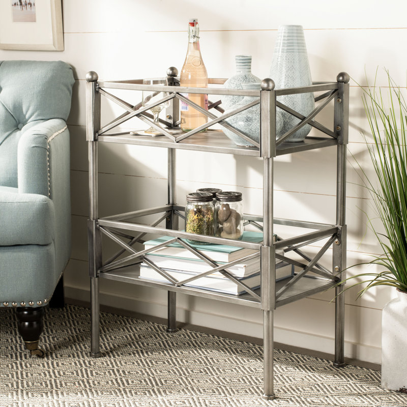 Étagère à livres H 31,5 "x l 24,5 Jazavion, Argent