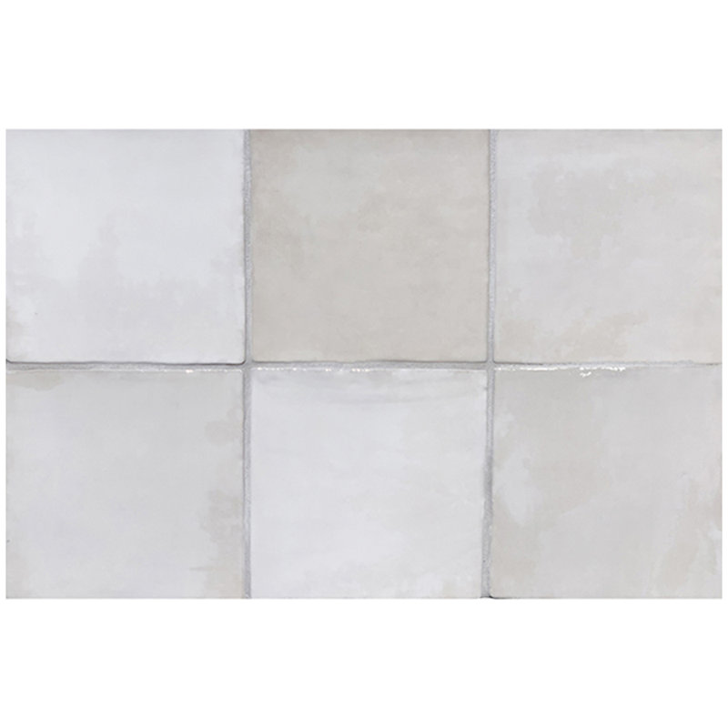 Carreau toscan 6 po x 6 po, Brun