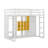  Wood Loft Bed With Wardrobe, Storage Shelves And Cabinet-116489205-116489207