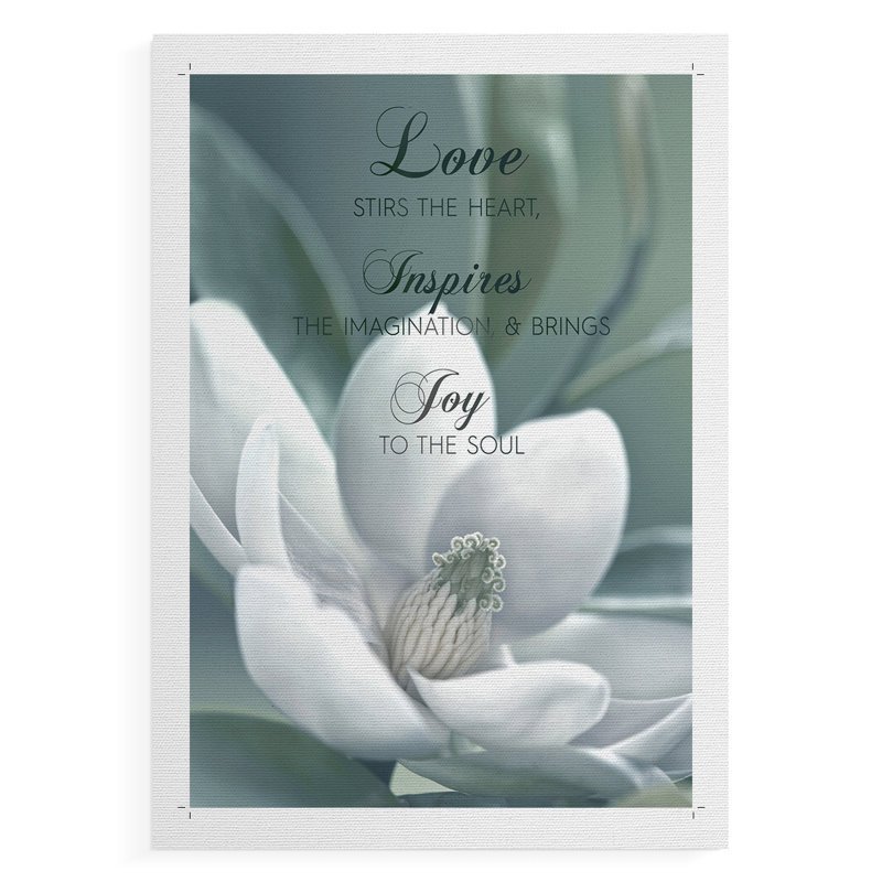 «Joy to the Soul», impression sur toile seulement - non encadrée, H 18 po x l 12 po