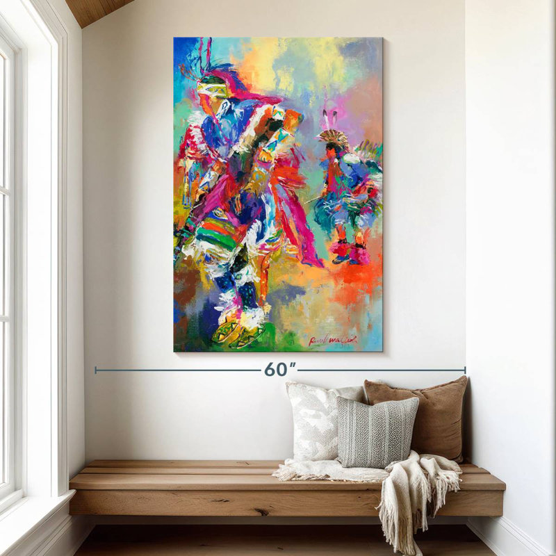 Pow Wow, 51" H x 34" W