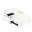 Double velours côtelé beige avec table mobile et connexion, convenant à différentes fentes de bureau pour améliorer votre espace de vie-1081224010