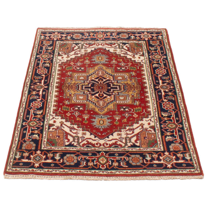Tapis unique en cuivre foncé 4 pi 0 po x 5 pi 10 po Maurise