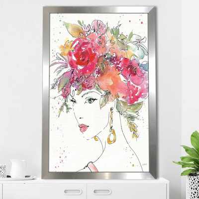 Floral Chiffres II par - Reproduction d'art