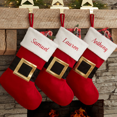Bas de Noël personnalisés Santa