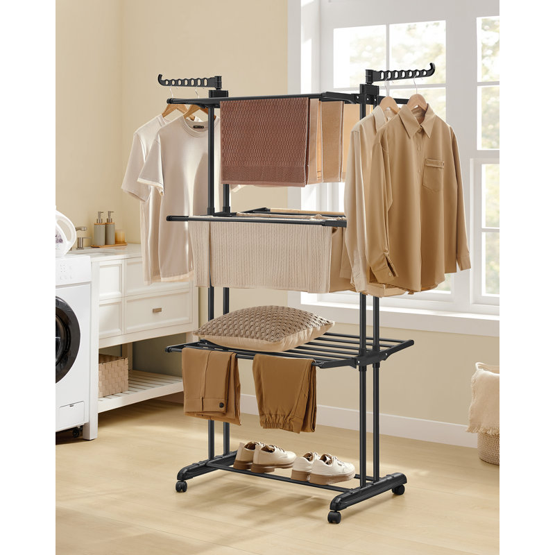 Metal Gullwing Drying Rack, Black