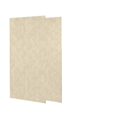 Solid Surface Two Panel Shower Wall
