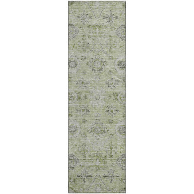 Premium Machine Washable Konopka AMF1110 Damask Rug