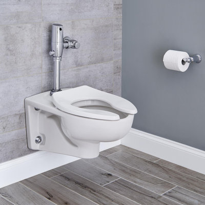 Toilette à chasse allongée Afwall 1,6 GPF (siège non inclus)