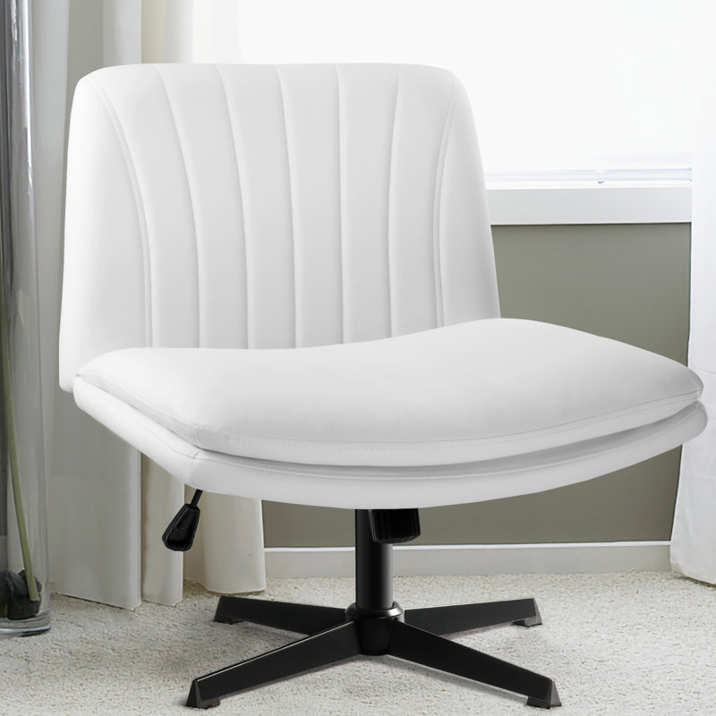 Fauteuil de bureau Kiawna Criss, Blanc