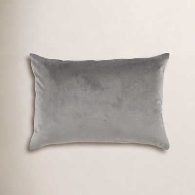Feuily 20" x 14" Velvet Throw Pillow