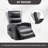 Heat Massage Manual Recliner Chair With Rocker And Swivel In Fabric For Living Room-1093506130