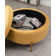 Mariantonietta Upholstered Round Storage Ottoman