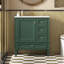 Meuble-lavabo de 30 po avec lavabo en céramique, meuble-lavabo à 3 tiroirs, meuble de rangement moderne en bois massif, idéal pour la maison-1758711876