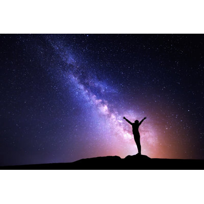 Milky Way 1 Piece Wrapped Canvas Wall Art