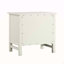 Table de chevet 4 tiroirs avec rangement - blanc antique-554809694