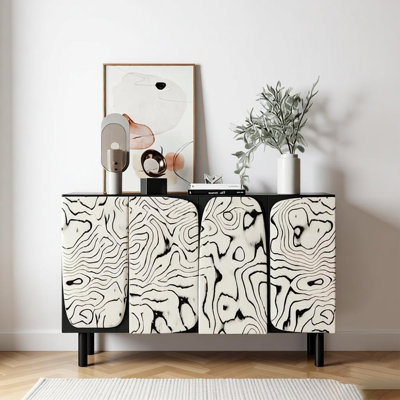Nordic modern minimalist side cabinet