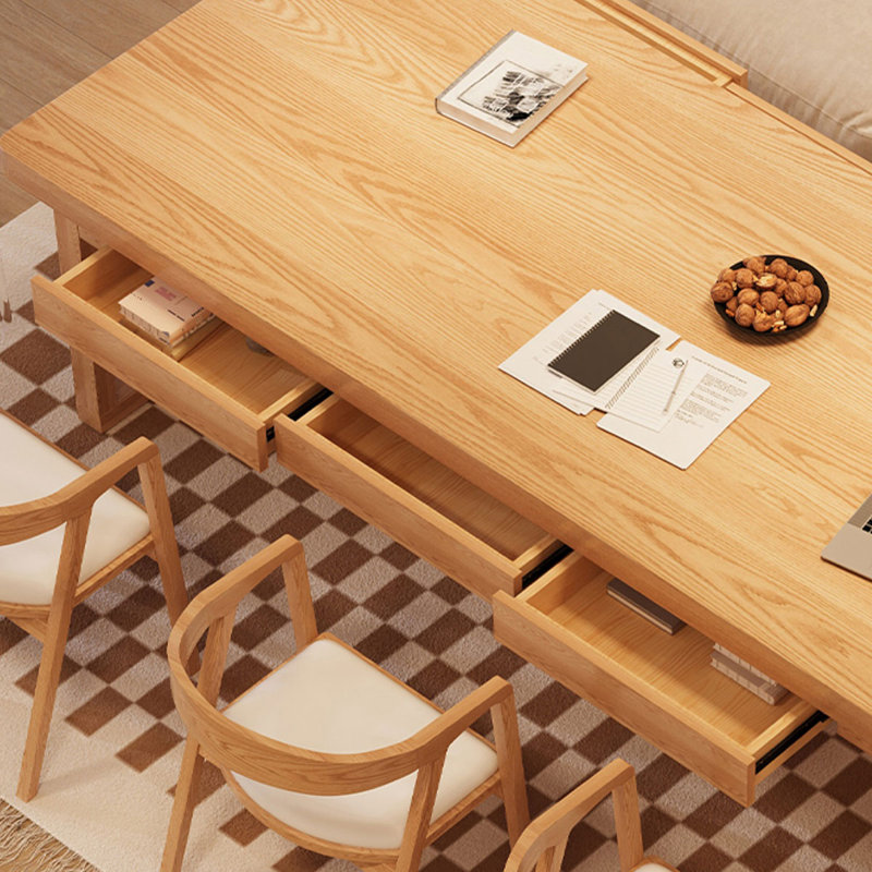 Rectangular Solid Wood desks, 29.53" H x 70.87" W x 31.5" D