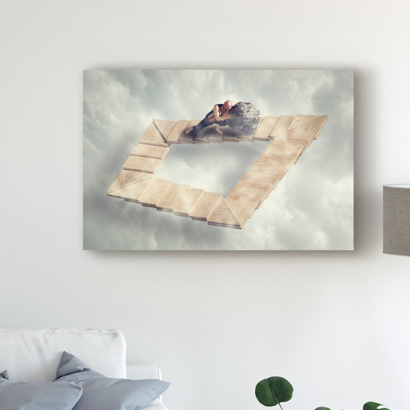 « sissyfos "m.c. portfolio », reproduction d’impression sur toile tendue, H 16 po x l 24 po x P 2 po